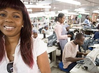 Usine vettements afrique
